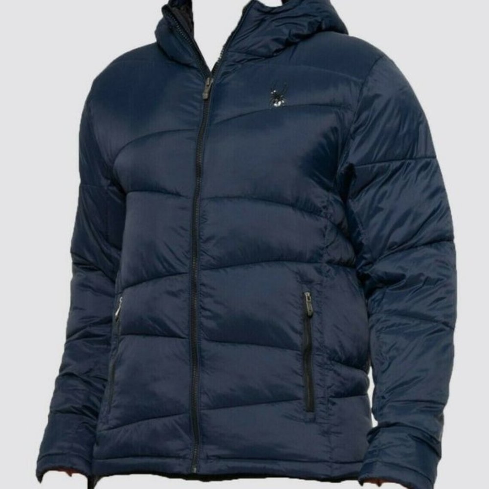 Spyder Men’s Navy Blue Puffer Jacket